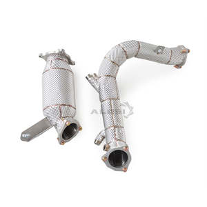 Collecteur d'échappement isolé Cuski SS304 200 CPSI pour <span class=keywords><strong>Audi</strong></span> <span class=keywords><strong>A5</strong></span>/A5L 2.0T <span class=keywords><strong>40</strong></span> <span class=keywords><strong>TFSI</strong></span> <span class=keywords><strong>2020</strong></span>-2025 Haute performance Ajustement parfait - Product Image 3