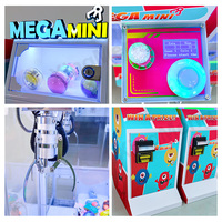 Machine à griffes à peluches personnalisée de petite taille, à monnayeur et accepteur de billets, attrapeur de prix d'arcade