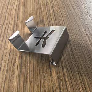 Stainless Steel Door Hook Double Hook 1-3kg Load Capacity Removable No Drill Cabinet Drawer Storage Hook - Product Image 4