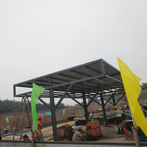 Steel Structure Shelter For Construction Site Waterproof Single Room Steel <b>Frame</b> <b>Tent</b> - Product Image 2