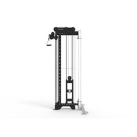 W6050-P4 Chine Fabrication de plaques multifonctionnelles Chargé de poulie à colonne unique Lat Pulldown Low Row Machine
