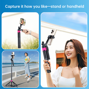 New SS1 gấp điện thoại di động Mini <span class=keywords><strong>Tripod</strong></span> <span class=keywords><strong>Monopod</strong></span> từ xa vlog chuyên nghiệp cầm tay điện thoại <span class=keywords><strong>Selfie</strong></span> Stick cho tiktok - Product Image 4