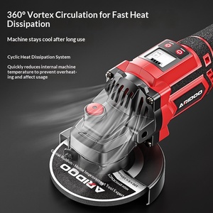 German Rechargeable Angle Grinder High-Power Lithium Battery Cutting Grinding Machine Electric <strong>Polishing</strong> 1 Year Warranty 10000 - Product Image 2