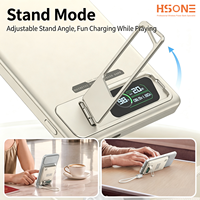 DB30 N52 15W Chargeur Magnétique Sans Fil 22.5W PD avec Câble Lanière, Écran HD, Béquille et Couleurs OEM Aviation 9 Couches