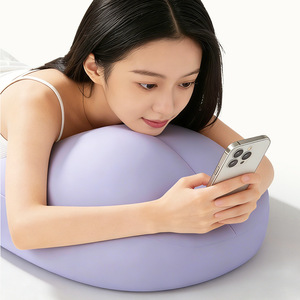 Hip <b>Pillow</b> Round Solid Color Ergonomic Support For Sleeping Bed Rest - Product Image 1