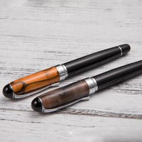 Keda – stylo gel de luxe huashilai, stylo plume acrylique de marque, finition acrylique populaire, capuchon à rouleau en métal