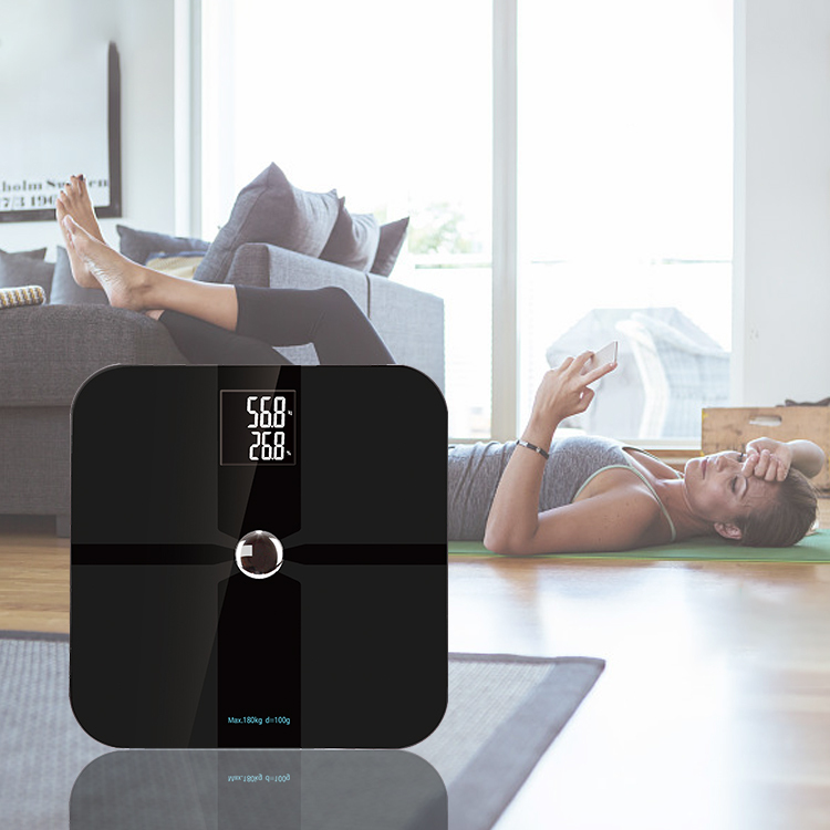 Nouveau Conçu BMI Machine Échelle Corps Analyseur De Graisse Calories 8 en 1 Balance Moniteur