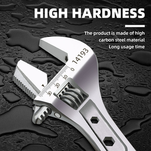 Llave de Trinquete Ajustable de Doble Uso para Trabajos Multifuncionales en Tuberías de Agua, Soporte OEM Personalizado, 14186 - Product Image 4