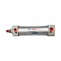 Cylindre pneumatique SC à double action, piston réglable, diamètre de trou 32 40 50 63 80 100 125 160 200 250, acier inoxydable