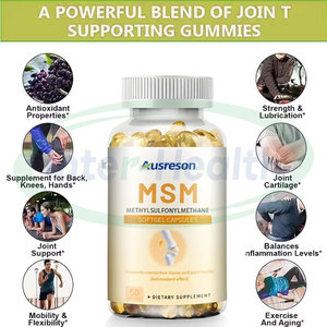 Ausreson Halal vitamina C glucosamina y condroitina cápsula suplemento óseo articular glucosamina condroitina Msm cápsula blanda - Product Image 2