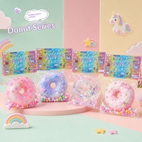 Jouets créatifs en caoutchouc en forme de beignets, style alimentaire réaliste – Anti-stress et décompression esthétique pour les jeunes