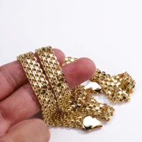 CM Jewelry Fashion Wholesale Brass Supplier for Jewelry Jewelry Necklace Trendy Hip-Hop Whip Chain Chinese Fabrics Mesh Necklace