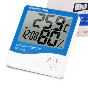 Termômetro <span class=keywords><strong>digital</strong></span> anseny HTC-1wall higrômetro, termômetro fahrenheit grande, lcd, higrômetro na índia - Product Image 4