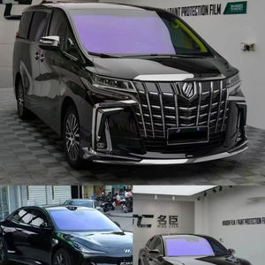 3 मीटर 85vlt बैंगनी गिरगिट कार खिड़की फिल्म स्वयं उपचार विनाइल विरोधी खरोंच नीले और बैंगनी गिरगिट - Product Image 3