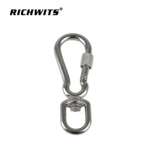 Stainless Steel <b>Dog</b> <b>Leash</b> Accessories with Breakaway Feature Universal Figure-Eight Swivel Pet <b>Leash</b> Connector and Buckle - Product Image 3