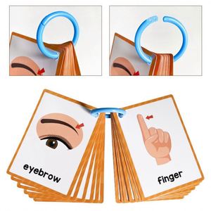 Matériel pédagogique pour l'apprentissage de la lecture, vocabulaire pour l'autisme, mots fréquents de la vie quotidienne, parties du corps, flashcards d'apprentissage - Product Image 3