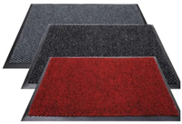 Tapis d'entrée moderne en polyester/PVC, lavable, antidérapant, avec motif jacquard ananas et coussinets