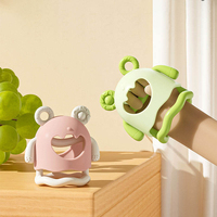 Jouets de dentition pour bébés en silicone sans BPA, personnalisés, de qualité alimentaire, pour protéger les mains et prévenir les irritations des nouveau-nés