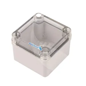 Saipwell/Saip IP66 ABS/PC waterproof plastic die cast control box Transparent ABS Plastic Material