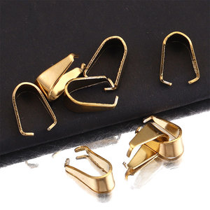 Connecteurs <span class=keywords><strong>de</strong></span> collier en acier inoxydable pour bijoux, fermoirs à boucle pour graines <span class=keywords><strong>de</strong></span> <span class=keywords><strong>melon</strong></span>, pendentifs à breloques, clips à pince pour accessoires <span class=keywords><strong>de</strong></span> bricolage - Product Image 3