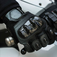 Gants de motocross tout-terrain respirants personnalisés, compatibles écran tactile, en cuir rose et noir, tissu technique pour VTT
