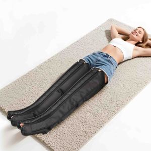 Masseur de jambes complet <span class=keywords><strong>pour</strong></span> la circulation et le soulagement de la douleur, masseur de jambes avec chaleur et compression, masseur de jambes à pression d'air - Product Image 3