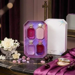 Estuche de Regalo de Lujo Moderno Premium, Set de Mini Perfumes de 30ml*4, Eau de Parfum Líquido con Aroma Floral y Frutal, Spray de Larga Duración para Mujer - Product Image 3