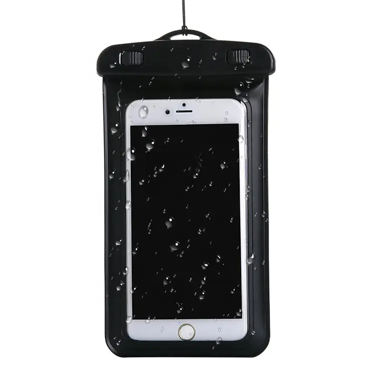 Bolsa de mergulho para telefones, bolsa básica IPX8 de PVC à prova d'água para celular