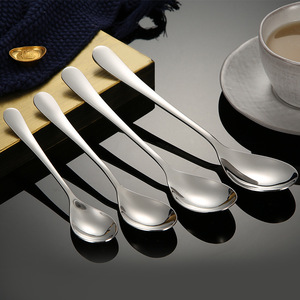 304 Stainless Steel Mirror Finish Western-Style Long Handle <strong>Childrens</strong> Soup/Dinner Spoon <strong>Cutlery</strong> <strong>Set</strong> - Product Image 3