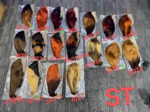 Perruques Bob colorées Letsfly 200% densité avec dentelle frontale 13x4, 10, 12, 14, 16 pouces, en cheveux humains brésiliens 10A, lisses et soyeuses - Product Image 4