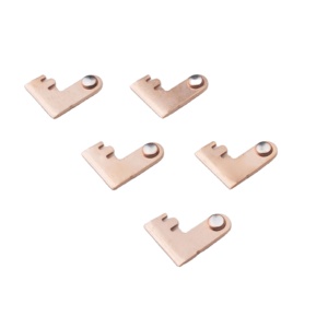 Độ chính xác cao Composite kim loại phụ kiện kim loại đóng dấu tấm với Bạc địa chỉ liên lạc cho chuyển đổi - Product Image 2