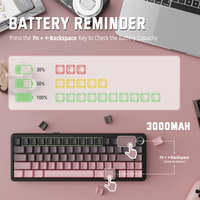 Clavier d'ordinateur filaire/sans fil bon marché avec logo personnalisé OEM Clavier mécanique de jeu à échange à chaud pour le bureau/les jeux