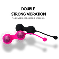 Dual-Motor Hochvibrations-App-gesteuertes Wasserdichtes Aufladbares Vibrierendes Erwachsenen-Sexspielzeug Vaginalkugel Analmasturbator