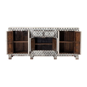 Meuble de rangement moderne en bois pour salon avec étagères et tiroirs, unité d'organisation de meubles pour la maison - Product Image 5