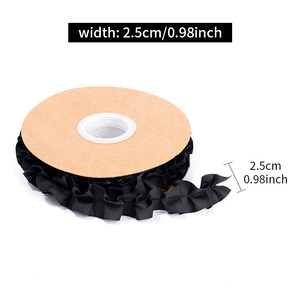 <span class=keywords><strong>2025</strong></span> Mới Lớn Lượn Sóng Ren Hemline Thiết Kế Cá Nhân Satin <span class=keywords><strong>Ribbon</strong></span> Gân Satin Ruy Băng Bé Cô Gái Bling Giày Với Satin Ruy Băng - Product Image 5