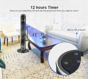 36 Inch DC Tower <strong>Fan</strong> With Remote Control LED Display Air Circulation <strong>Cooling</strong> <strong>Fan</strong> Sleep Timer Oscillating - Product Image 3