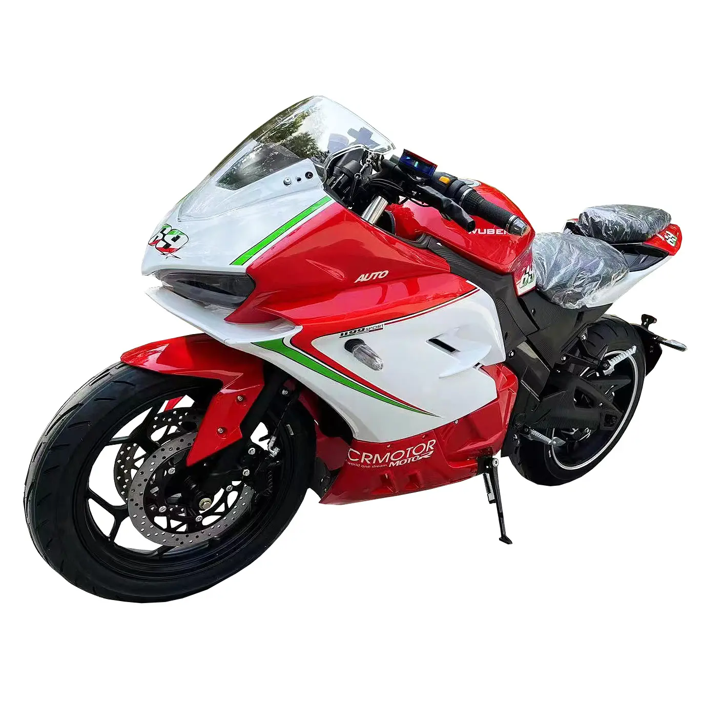 Nuevo diseño Racing 10000W Motocicleta eléctrica Velocidad máxima 130 Km/h para adultos Motocicleta de gran potencia