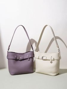 Nouveau Sac à Main Femme en Cuir Véritable Personnalisé 2026 – Sac Bandoulière Croisé en Cuir de Vachette de Luxe, Petit Sac Seau Carré - Product Image 1