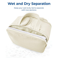 Trousse de Toilette Matelassée Grande Capacité 4-en-1 Multifonctionnelle pour Voyage – Collection Boutique