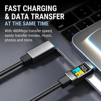 Cable USB C a USB C de 240W, Cable de Carga Rápida PD, Cable Tipo C con Trenzado de Nailon para iPhone 17 16 Pro Max iPad MacBook OEM ODM