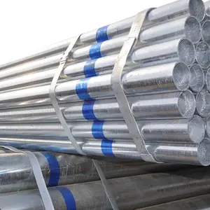 China fábrica de tubos de aço fornecimento direto de alta qualidade tubo de aço galvanizado tubo galvanizado redondo de 10 pés