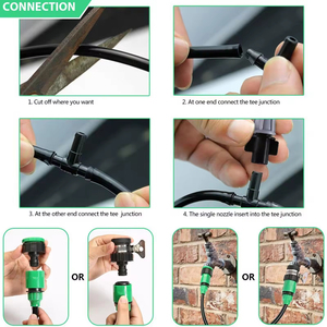 Système de brumisation à basse pression F15 DIY pour l'été, brumisateur d'eau extérieur pour patio, jardin, pulvérisateur d'arrosage - Product Image 6