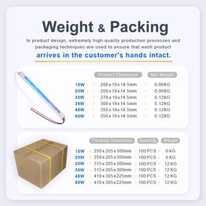 Venta caliente fuente de poder fuente de alimentación de CC fuente de alimentación de circuito de tecnología interior súper delgada para luces LED - Product Image 5