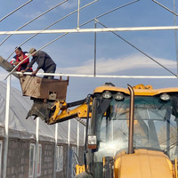 Baggerlader Baumaschine Wirtschaftlicher Mini-Baggerlader zum Verkauf Gummireifen für Baggerlader