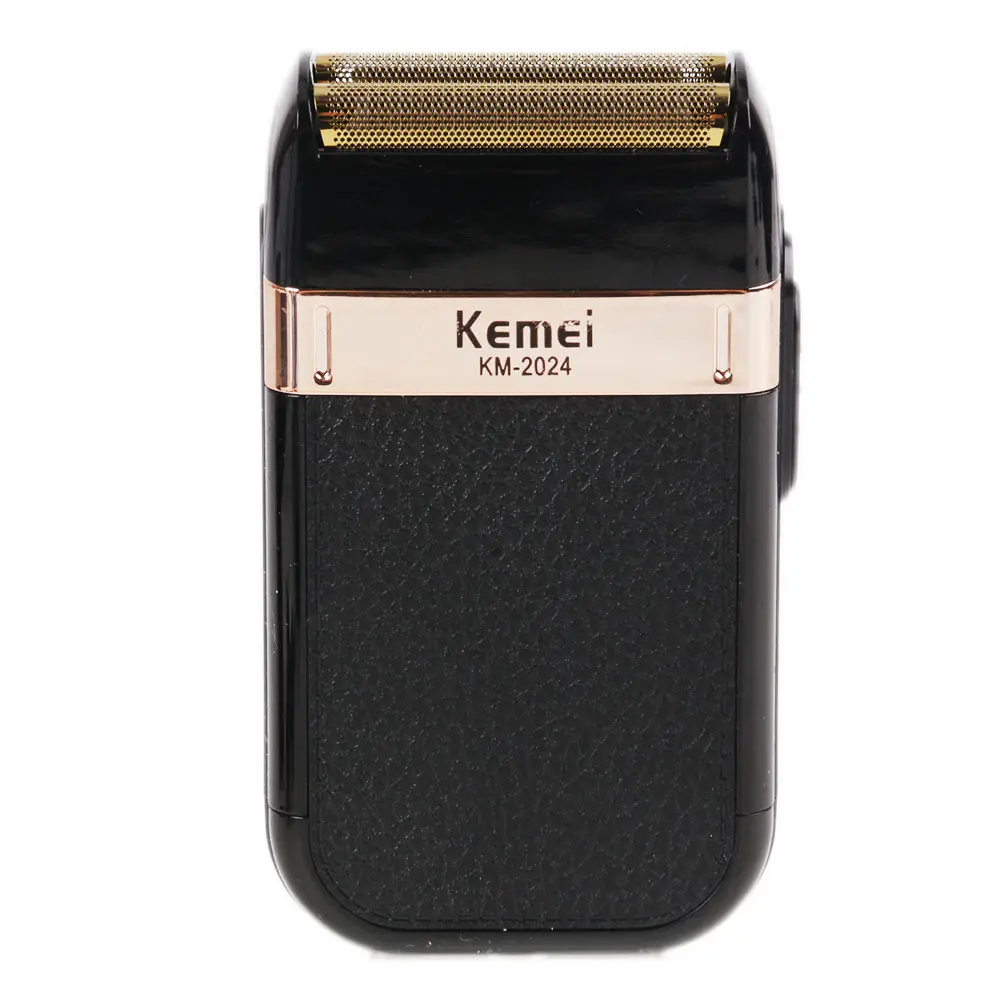 Kemei KM 2024 Electric Shaver for Men Twin Blade Waterproof Reciprocating Cordless Razor USB Rechargeable Shaving Machine Barber