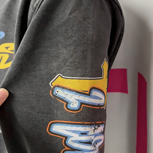 OEM ODM Silk Screen printing Pullover Hoodies Men's Hoodies Sweatshirts Unisex Heavyweight Men Cotton Hoodie - Product Image 3