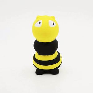 PU Foam <b>Bee</b> Stress Toys Imprint Logo <b>Bee</b> Shaped Soft Squeezable Relief Toys for Promotion - Product Image 2