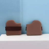 Nouvelle Poudre de Chocolat Goutte d'Eau Haute Qualité, Poudre de Miel Douce et Hypoallergénique, Ensemble de Houppettes à Poudre Sèche en Velours