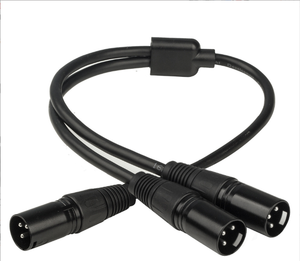 XPB XLR kabel Data Pria Wanita, harnes kabel Audio 1 ke 2 konduktor untuk mikrofon dan gitar - Product Image 2