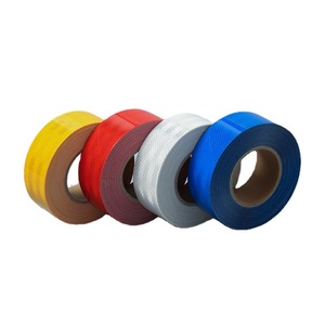 <span class=keywords><strong>Cinta</strong></span> <span class=keywords><strong>Reflectante</strong></span> de Alta Visibilidad HIP en Blanco, Amarillo y Rojo, Similar a <span class=keywords><strong>3M</strong></span>, <span class=keywords><strong>para</strong></span> Aplicaciones en <span class=keywords><strong>Camiones</strong></span>, Hecha de Material PET - Product Image 3
